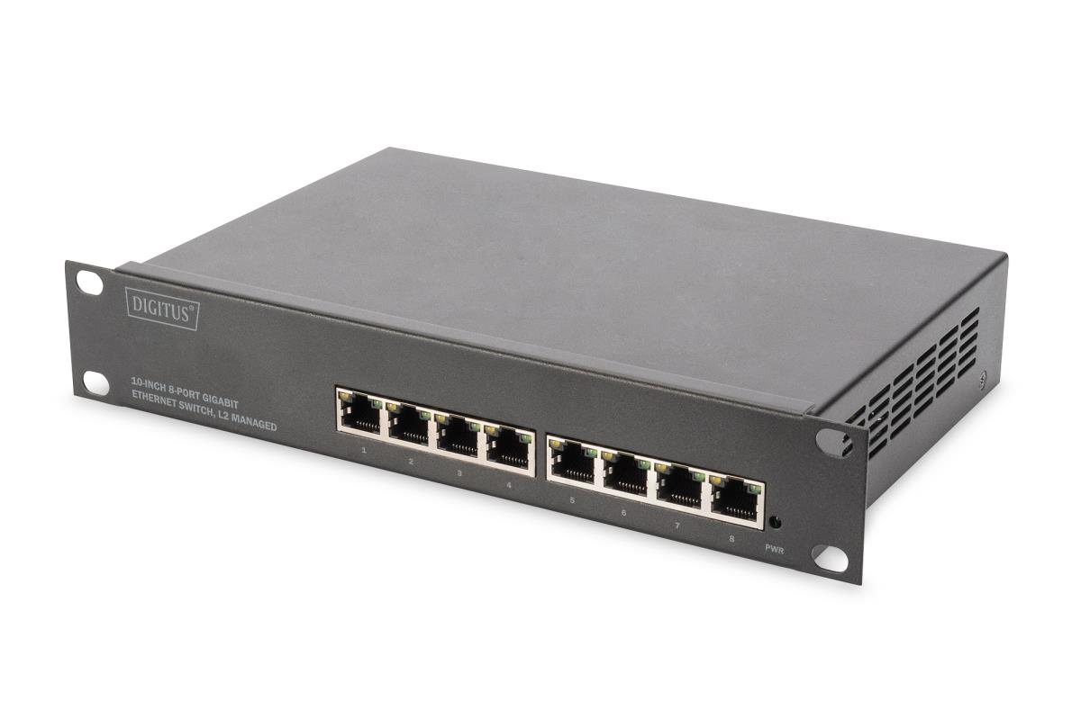 EU Product - Switch 8-Port  Gigabit          Managed   schwarz thumbnail