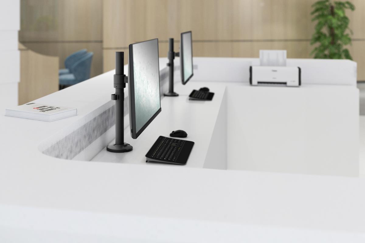 SINGLEPOLE MONITORMOUNT 32IN 9KG BLK thumbnail
