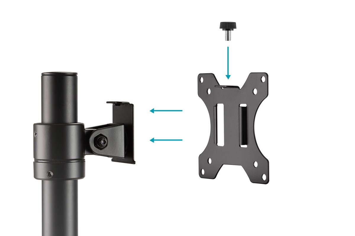 SINGLEPOLE MONITORMOUNT 32IN 9KG BLK thumbnail