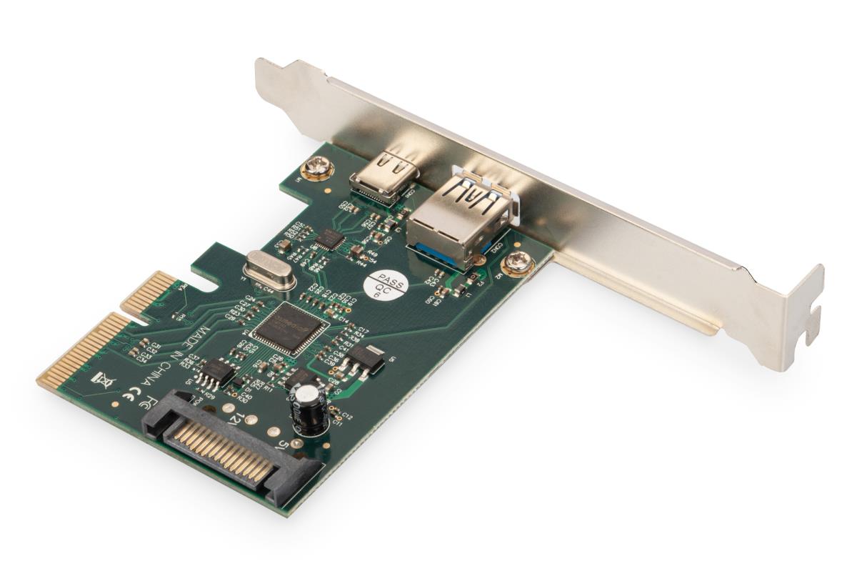 EU Product - PCI Expr Card 2x USB 3.1 1 Port USB-C + USB A thumbnail