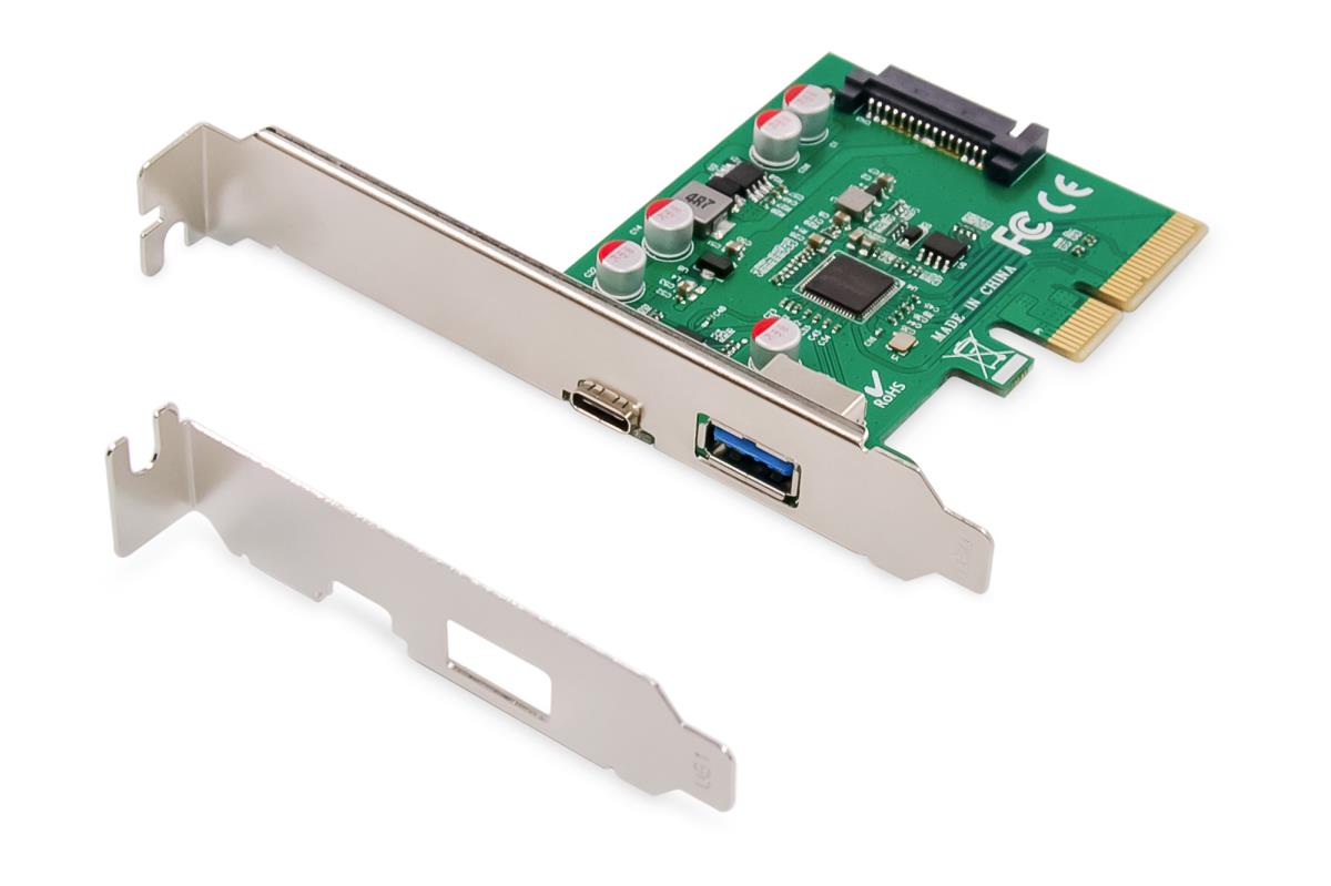 EU Product - PCI Expr Card 2x USB 3.1 1 Port USB-C + USB A thumbnail