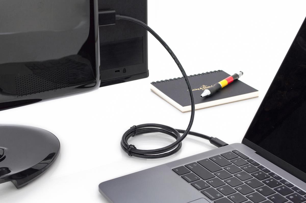 EU Product - USB C Adapterkabel Typ C -HDMI A 4K St/St 2.0m, sw thumbnail