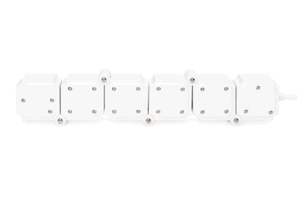 EU Product - Steckdosenleiste 4x + 2USB, Schalter, Flexibel 1,6m thumbnail