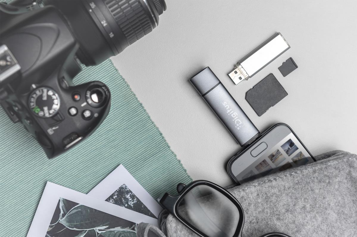 EU Product - Reader USB-C + USB 3.0, SD + Micro SD + USB3.0 OTG thumbnail