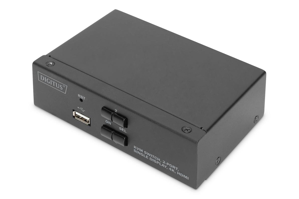 EU Product - KVM-Switch, 2-Port, Single-Display, 4K, HDMI thumbnail