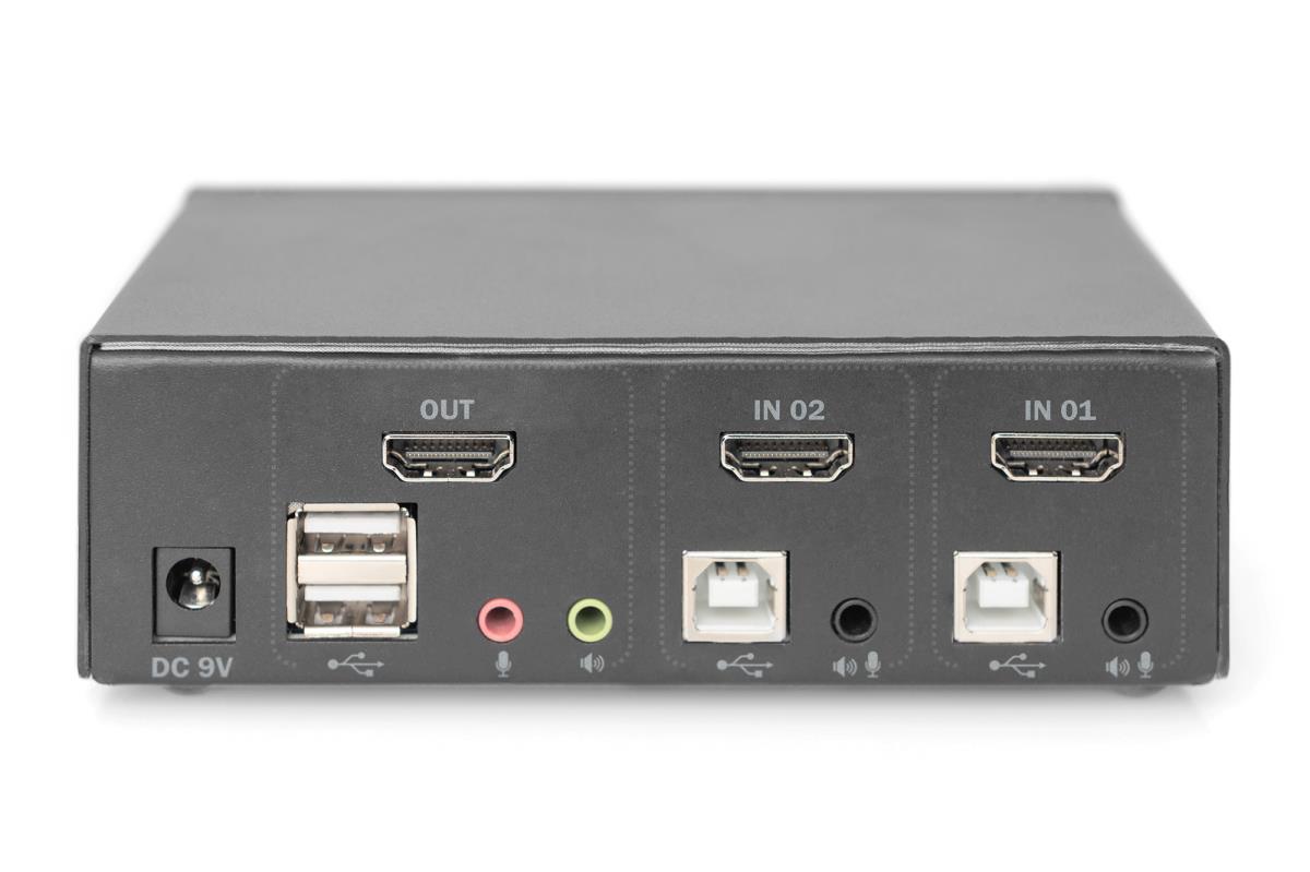 EU Product - KVM-Switch, 2-Port, Single-Display, 4K, HDMI thumbnail