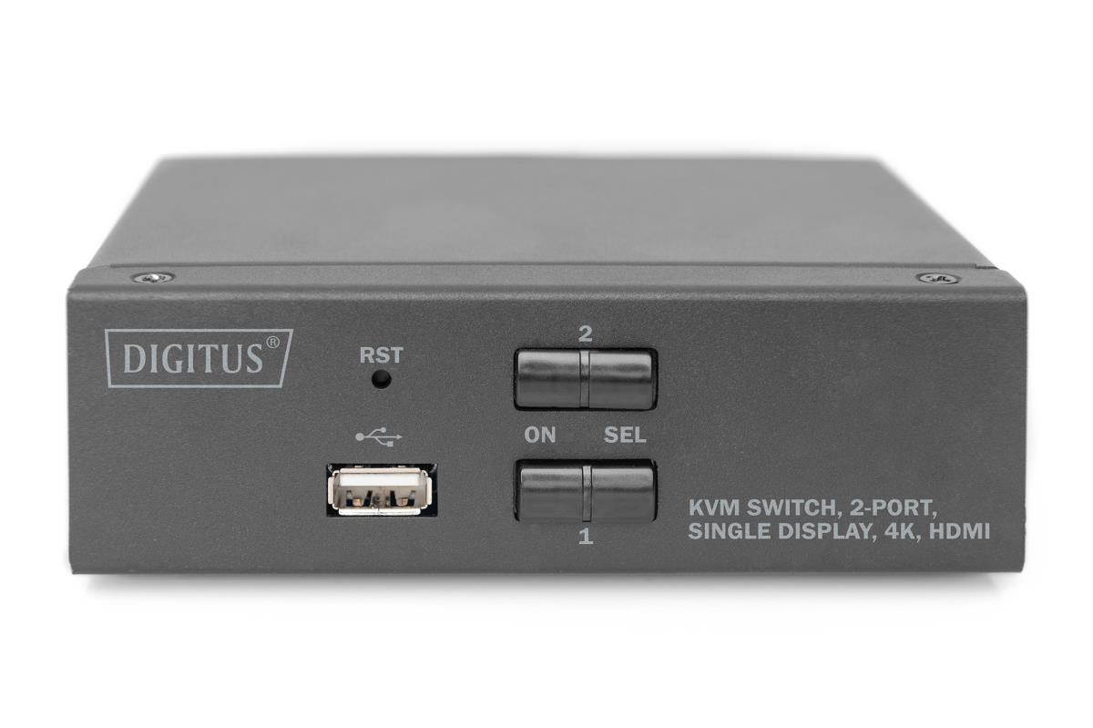 EU Product - KVM-Switch, 2-Port, Single-Display, 4K, HDMI thumbnail