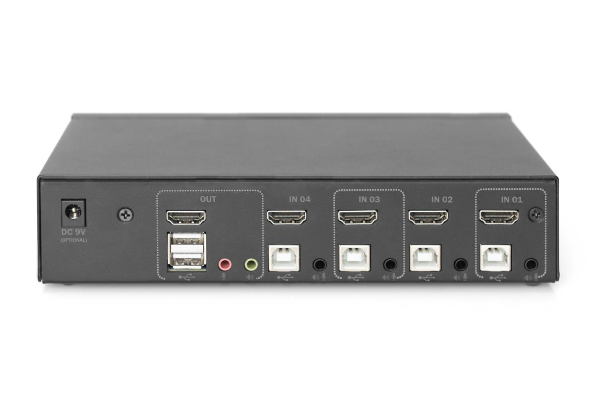 EU Product - KVM Switch, 4-Port, Single-Display, 4K, HDMI thumbnail