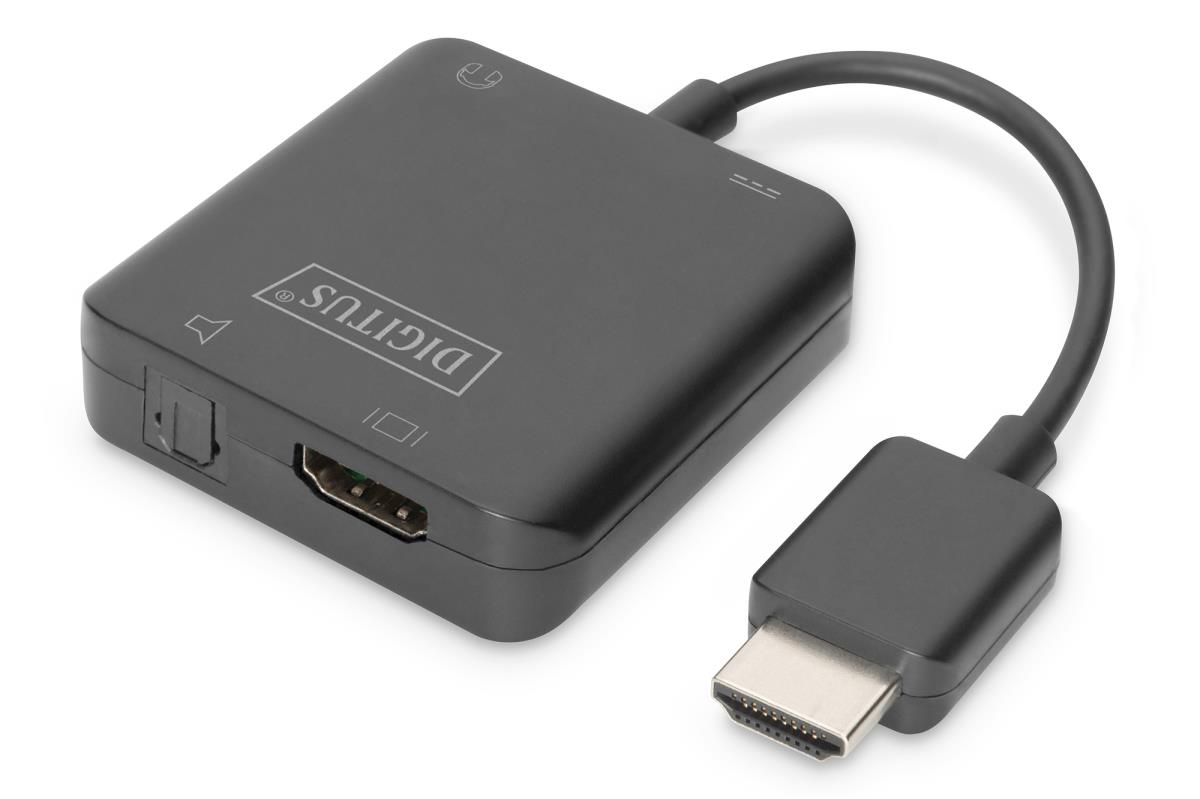 Digitus 4K HDMI-� Audio Extractor for HDMI-� / Stereo 2.0 / Toslink��� 5.1 thumbnail