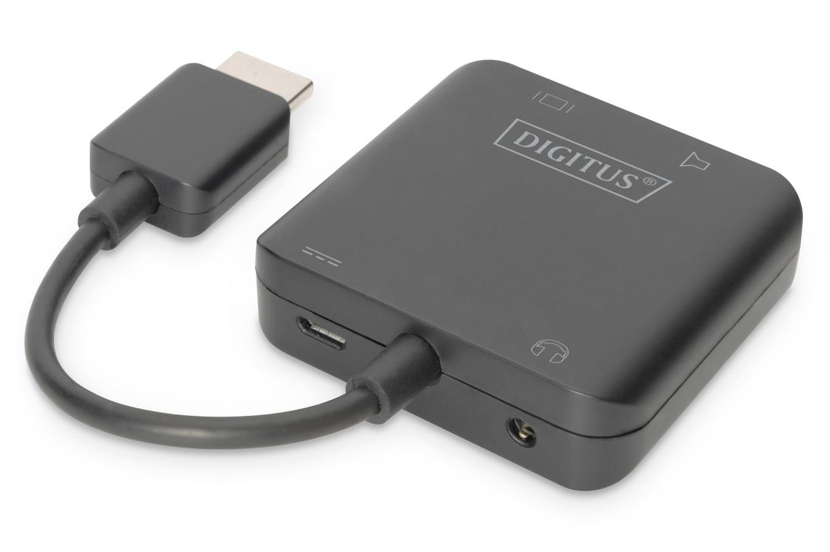 Digitus 4K HDMI-� Audio Extractor for HDMI-� / Stereo 2.0 / Toslink��� 5.1 thumbnail