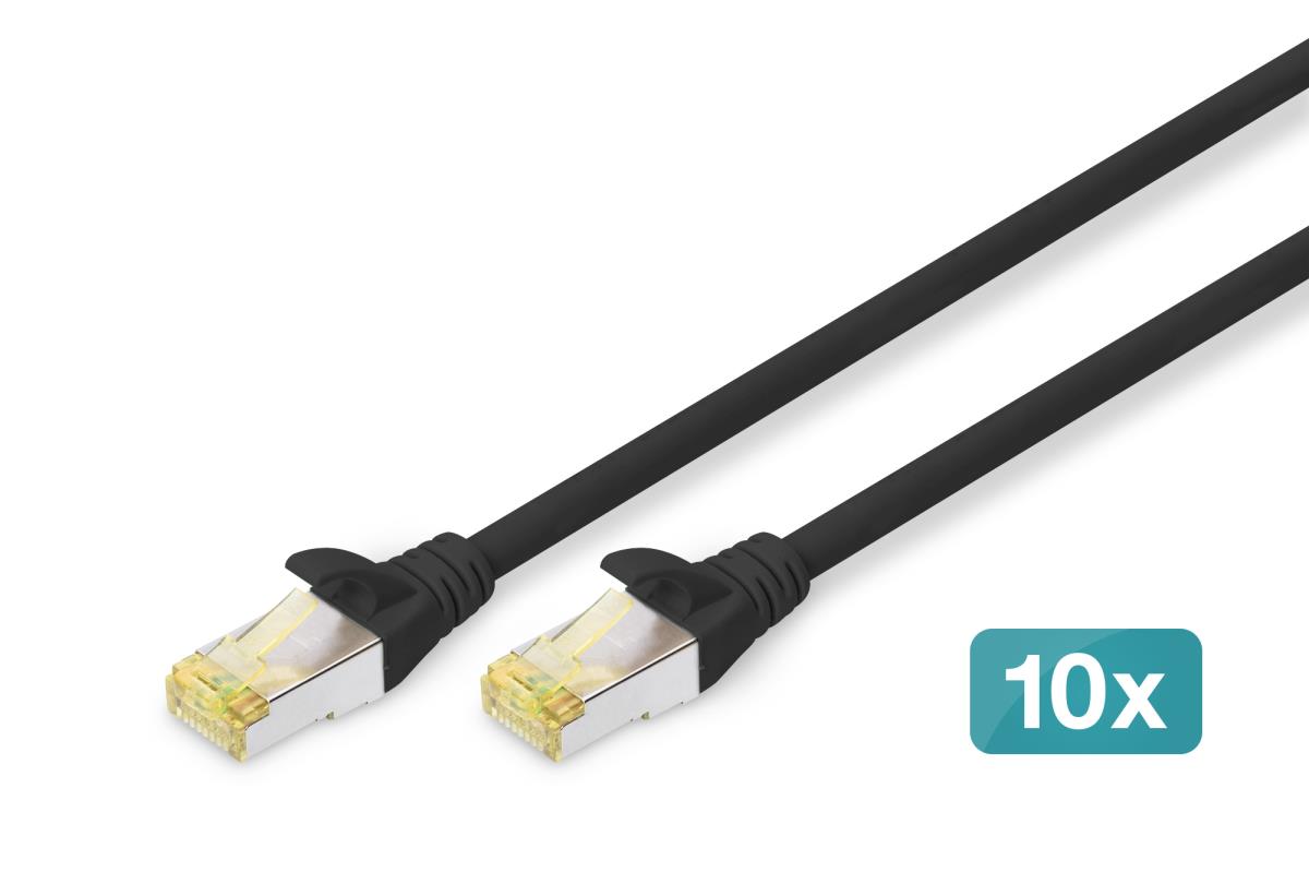 CAT 6A S/FTP CORD X10 3M BLK thumbnail