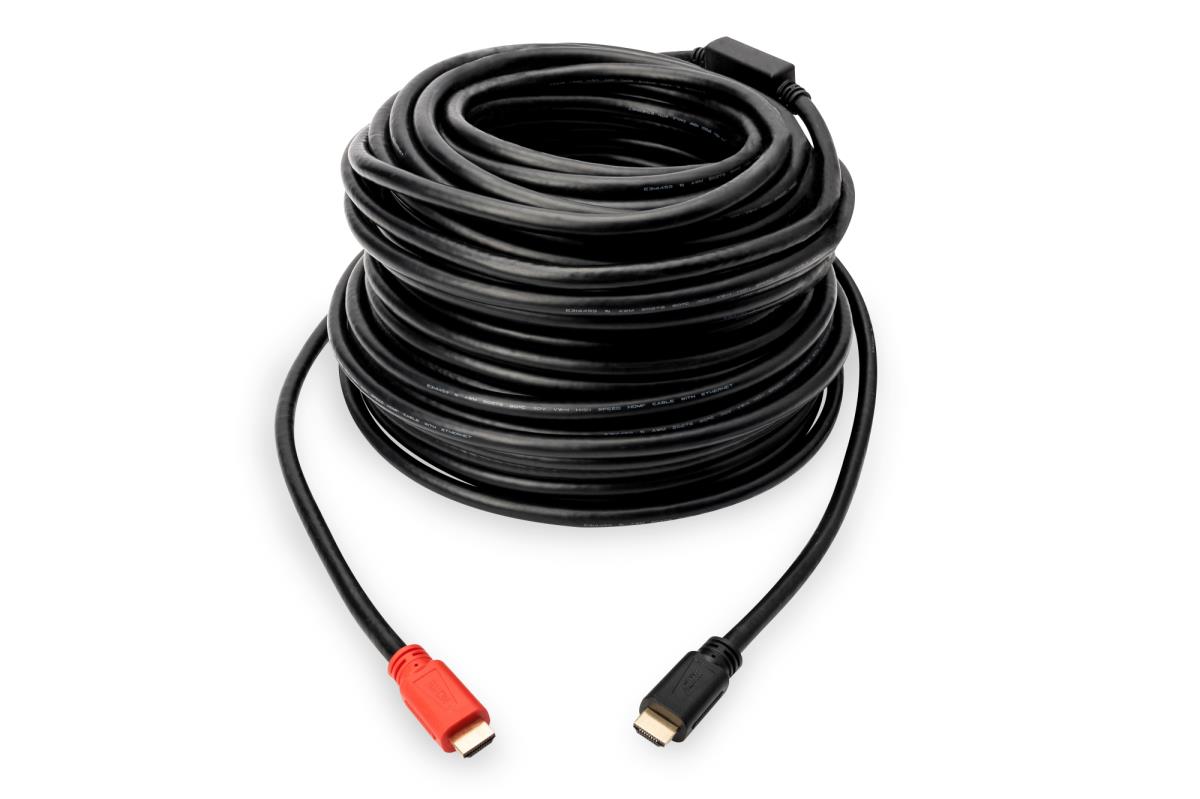 EU Product - HDMI-Kabel Ethernet u. Signalverst�rker 10m schwarz thumbnail