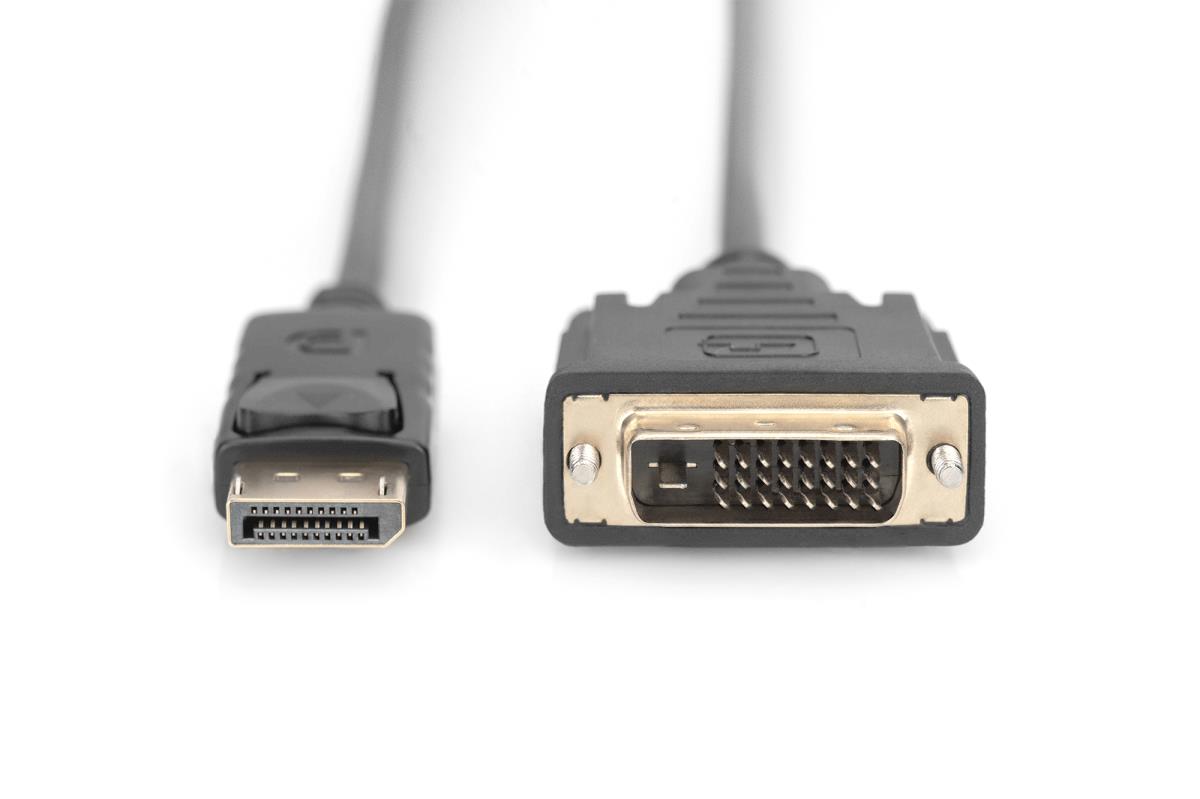 EU Product - DisplayPort Adapterkabel, DP auf DVI-D, 3,0m, sw thumbnail
