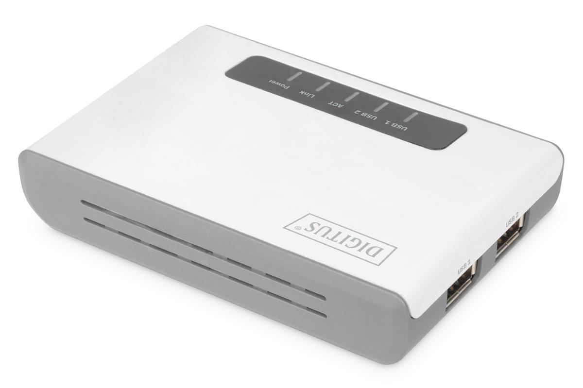 EU Product - 2-Port USB2.0 Wireless Multif. Netw.Server,300Mbps thumbnail