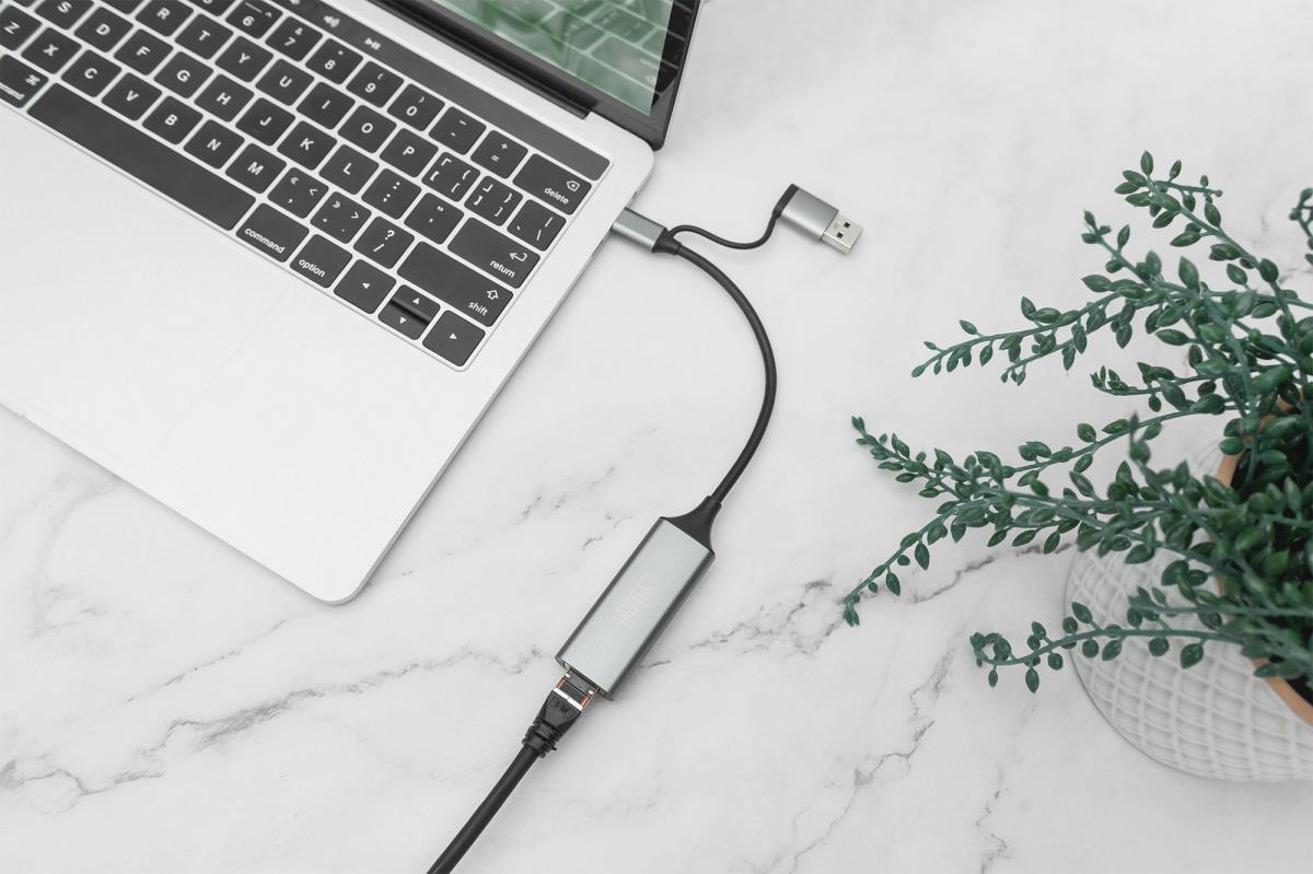 EU Product - USB Type-C Gigabit Ethernet Adap. 2.5G USB-C+USB A thumbnail