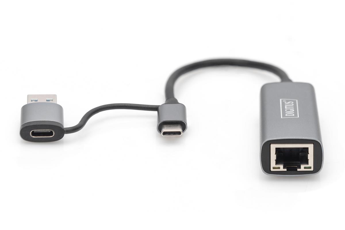 EU Product - USB Type-C Gigabit Ethernet Adap. 2.5G USB-C+USB A thumbnail
