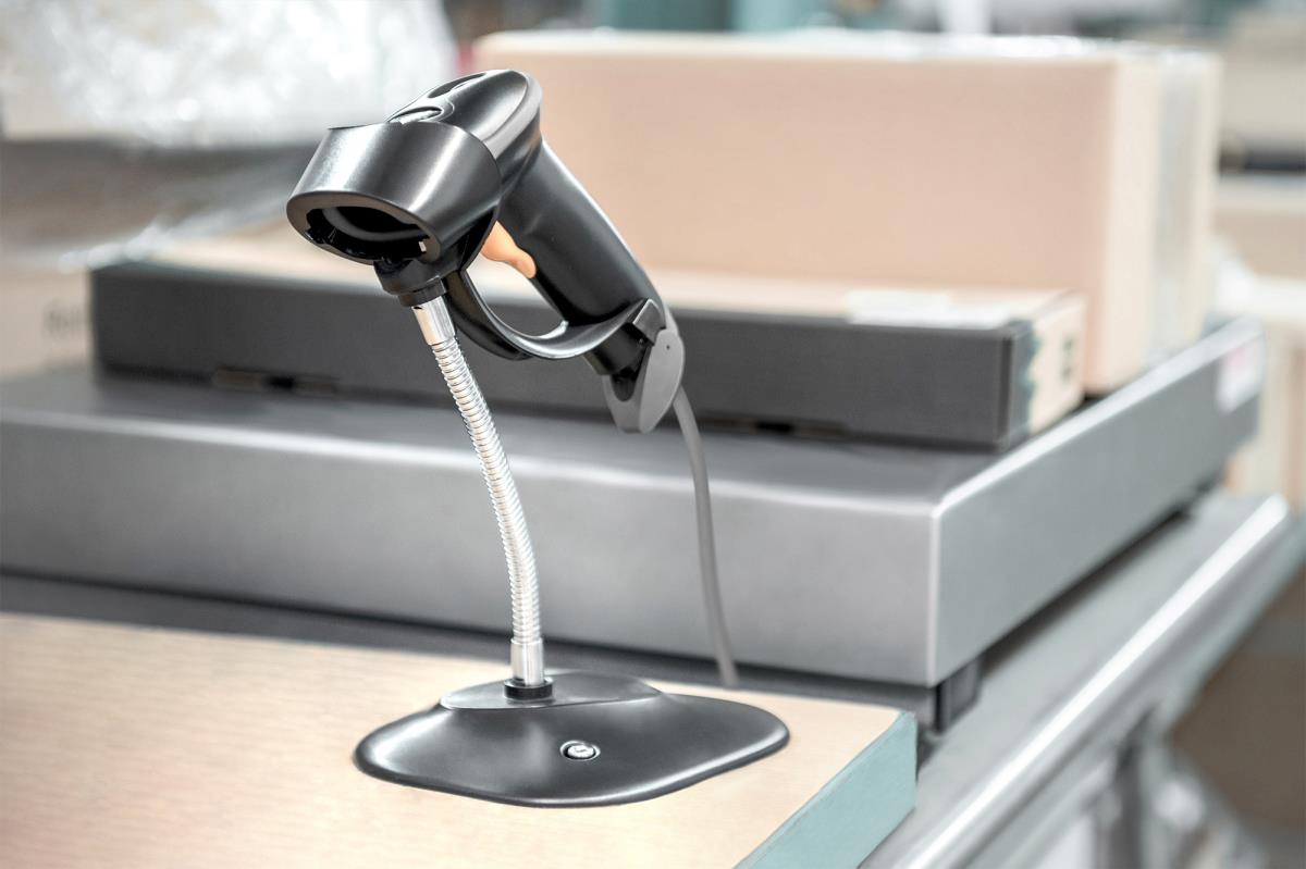 EU Product - Barcode Handscanner 1D/2D Kabel     QR-Code grau thumbnail