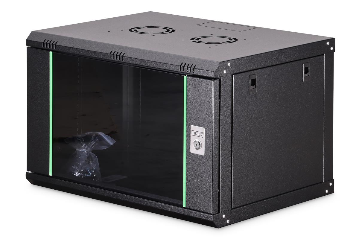 7U WALL CABINET 385X600X450MM BLK thumbnail
