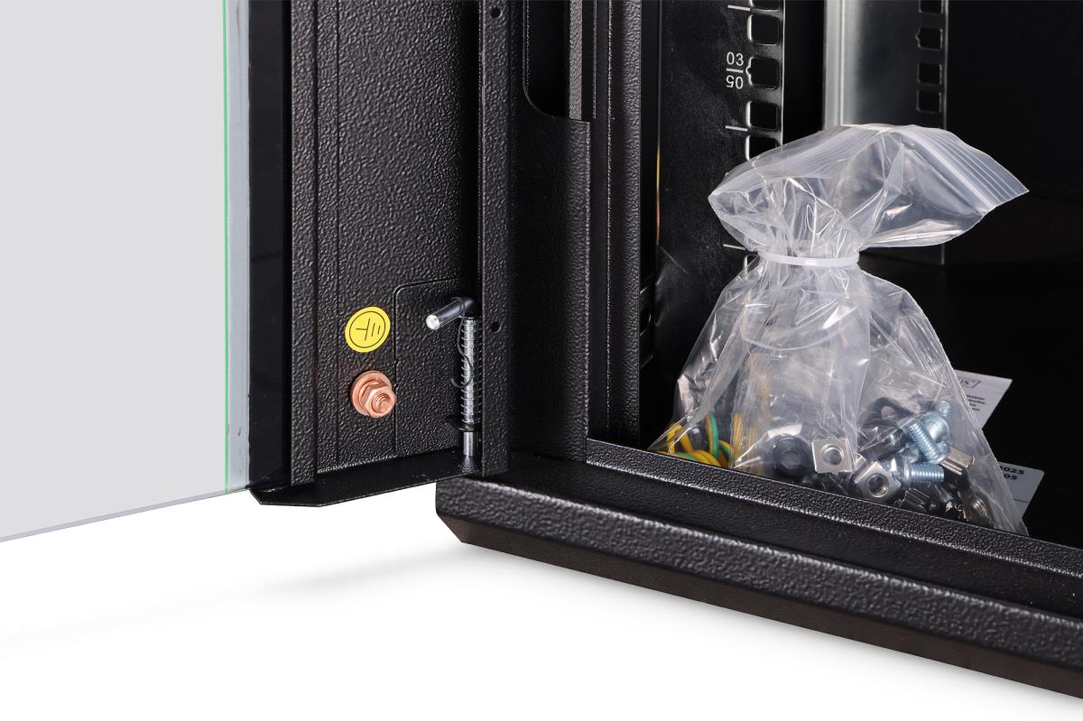 7U WALL CABINET 385X600X450MM BLK thumbnail