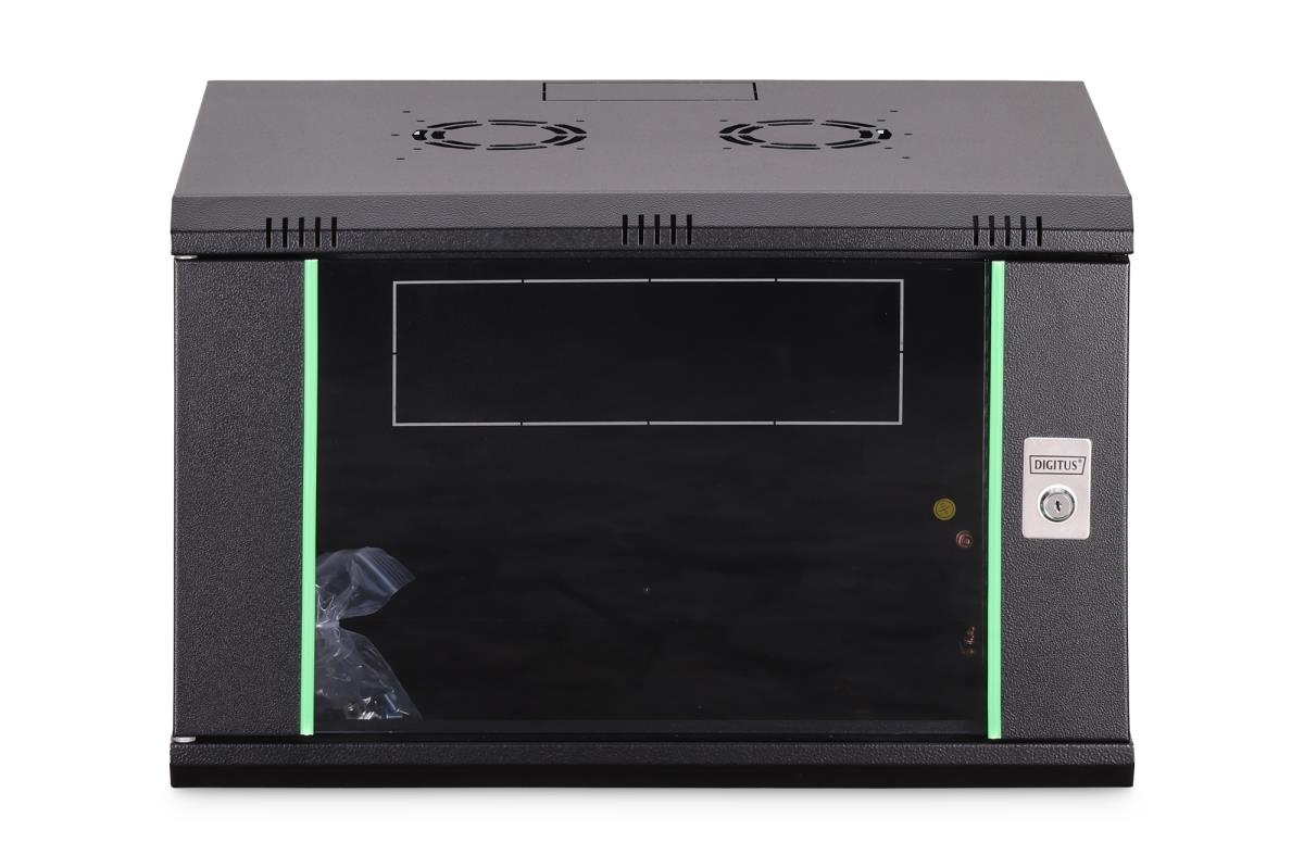 7U WALL CABINET 385X600X450MM BLK thumbnail