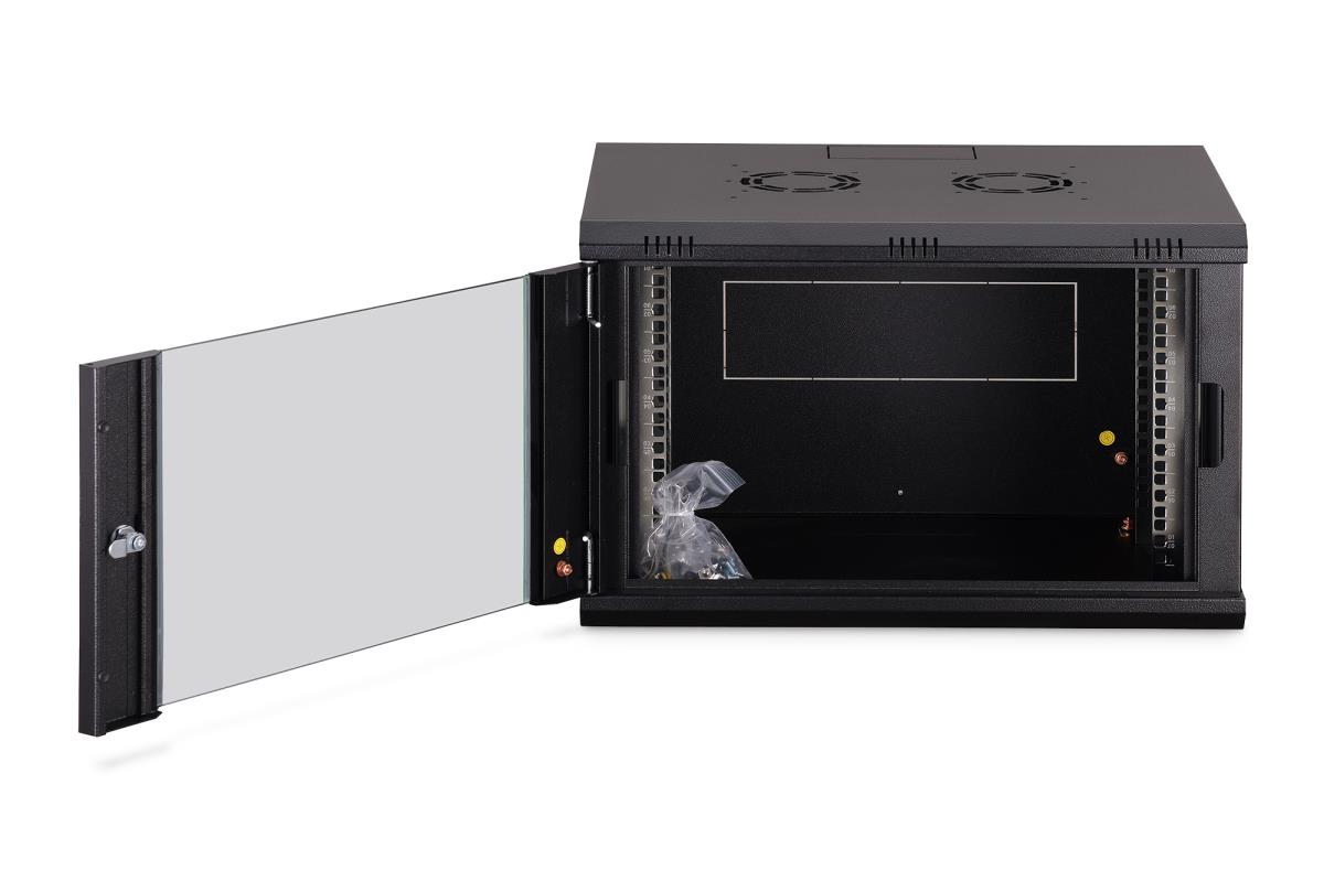 7U WALL CABINET 385X600X450MM BLK thumbnail