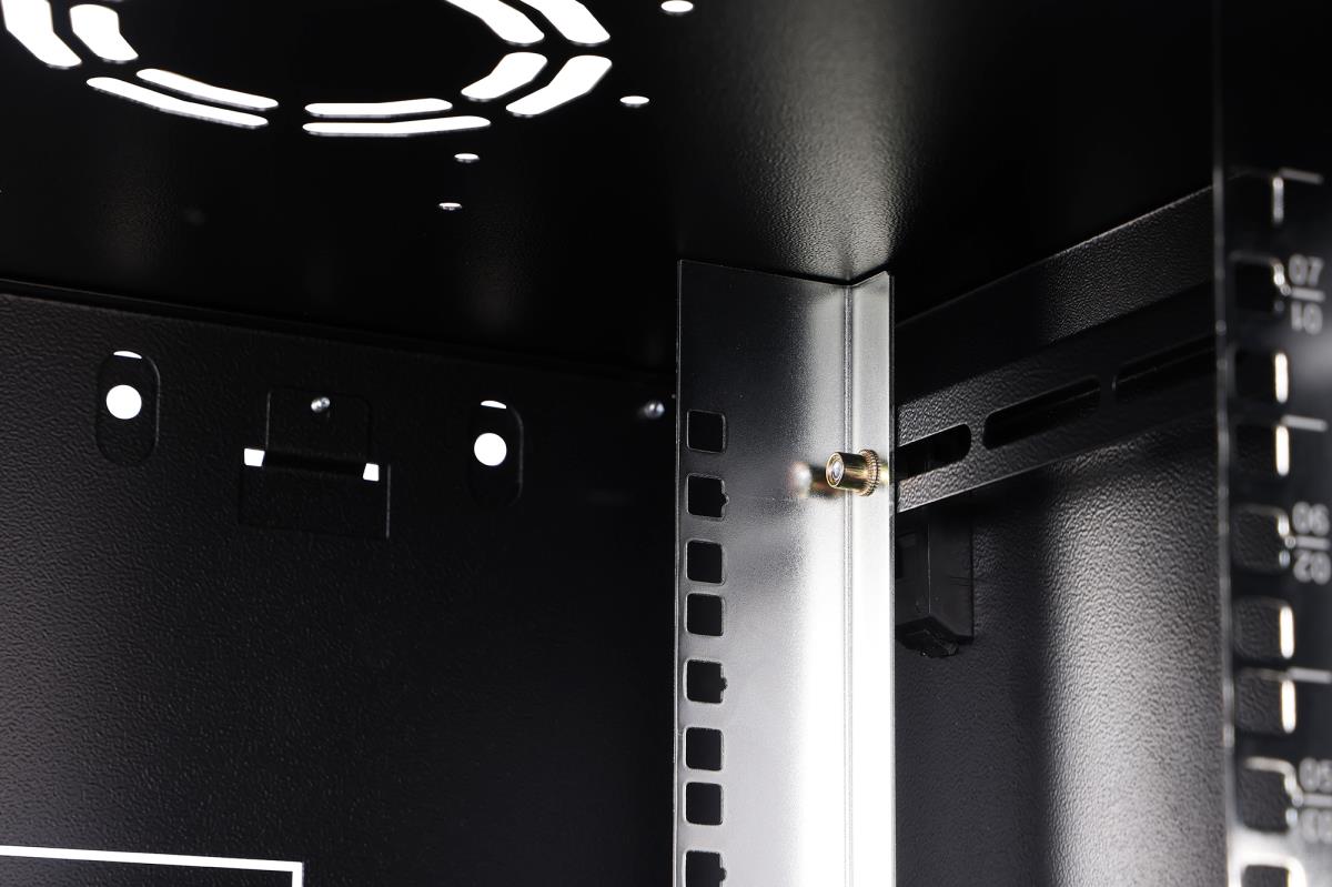 7U WALL CABINET 385X600X450MM BLK thumbnail
