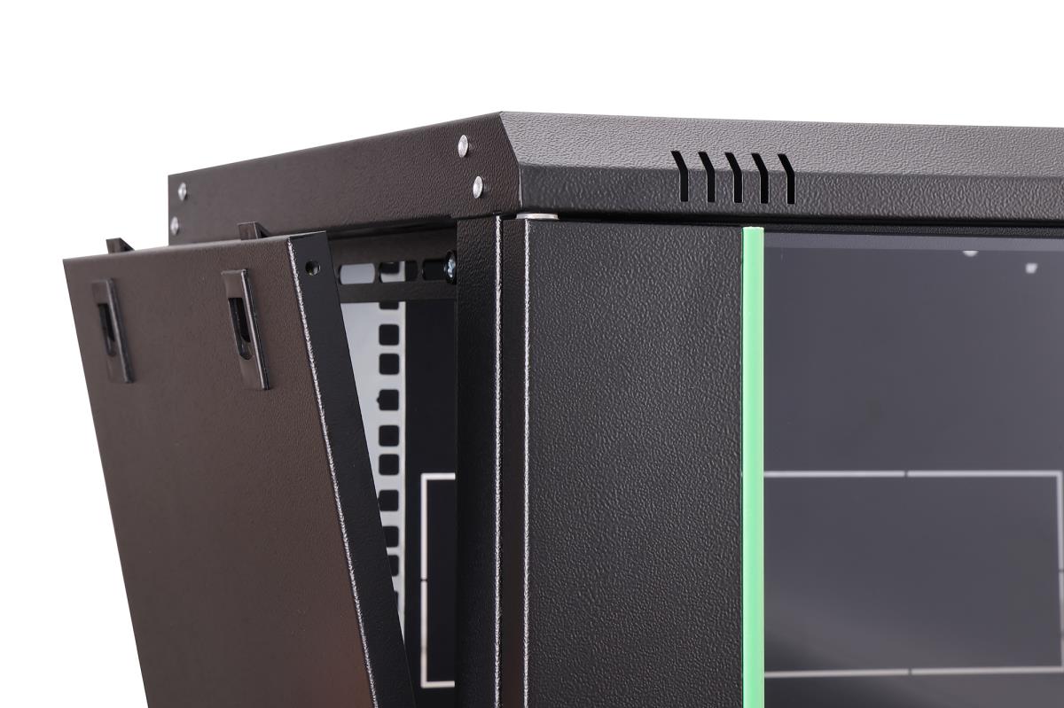 7U WALL CABINET 385X600X450MM BLK thumbnail