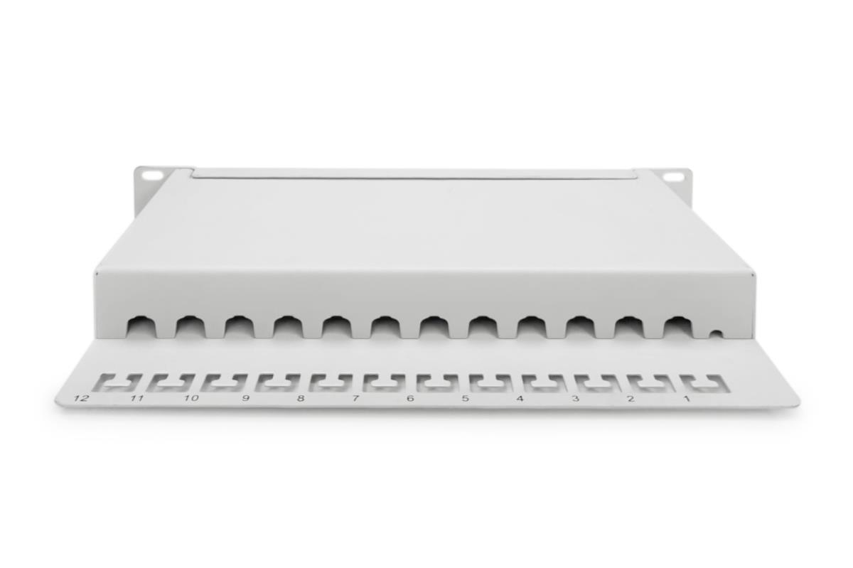 EU Product - Cat.6A Patch Panel, geschirmt, 12-Port, 10