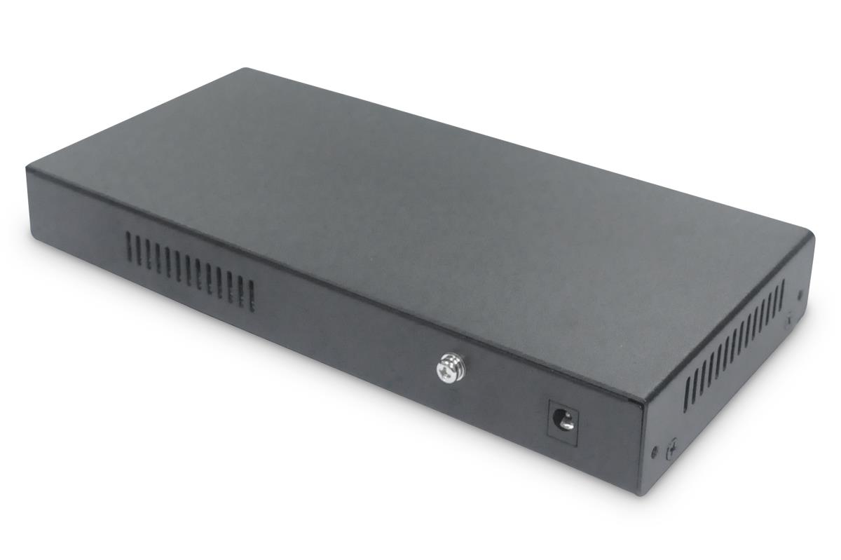EU Product - Switch 8-Port Gigabit 86W PoE + 2 SFP Ports schwarz thumbnail
