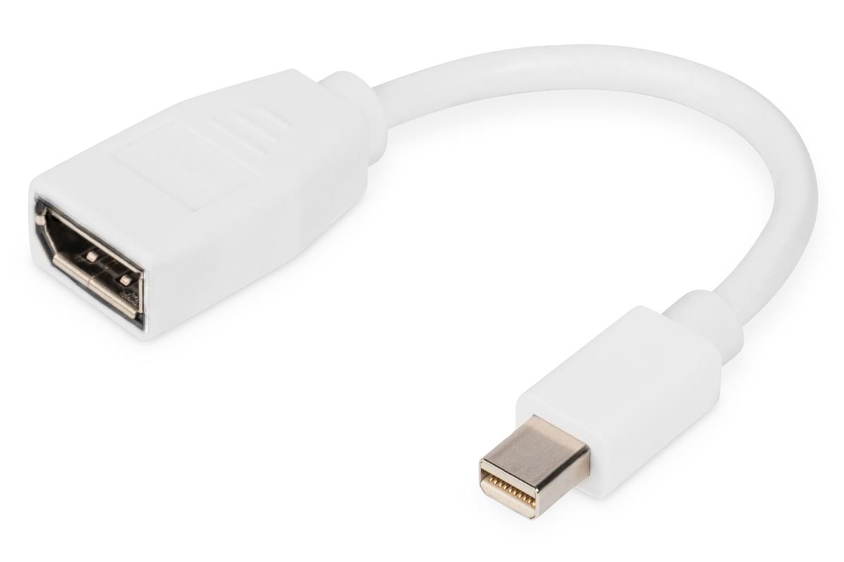 EU Product - DisplayPort Kabel, mini DP - DP St./Bu. 0,15m wei� thumbnail