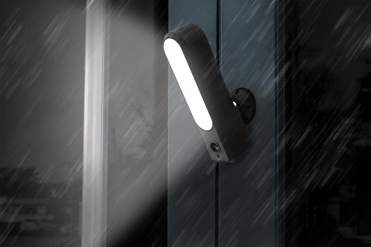 EU Product - Au�enkamera 1080p,WIFI,LED-Flutlicht, Sprachsteu. thumbnail
