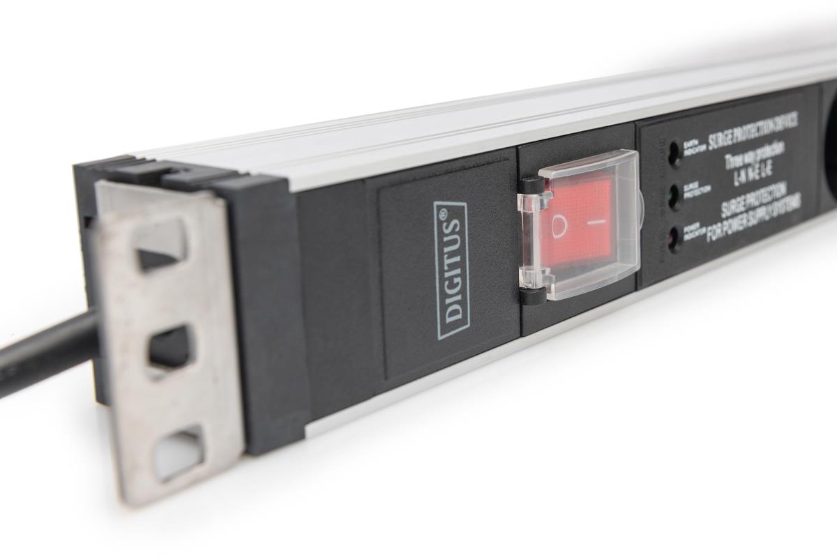 EU Product - PDU 1HE   5x Schuko 16A Ausg�nge 230V/16A schwarz thumbnail
