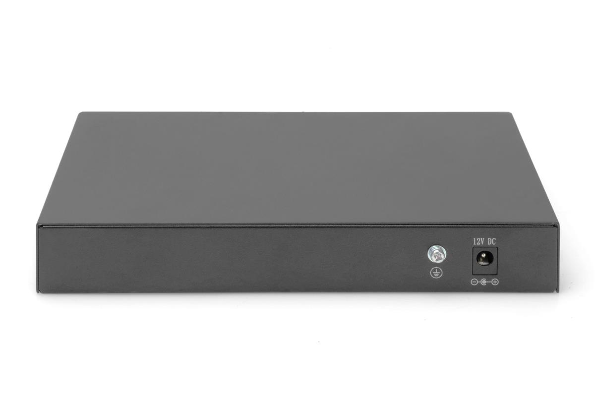 EU Product - Switch 8-Port Gigabit + 2xSFP unmanaged schwarz thumbnail