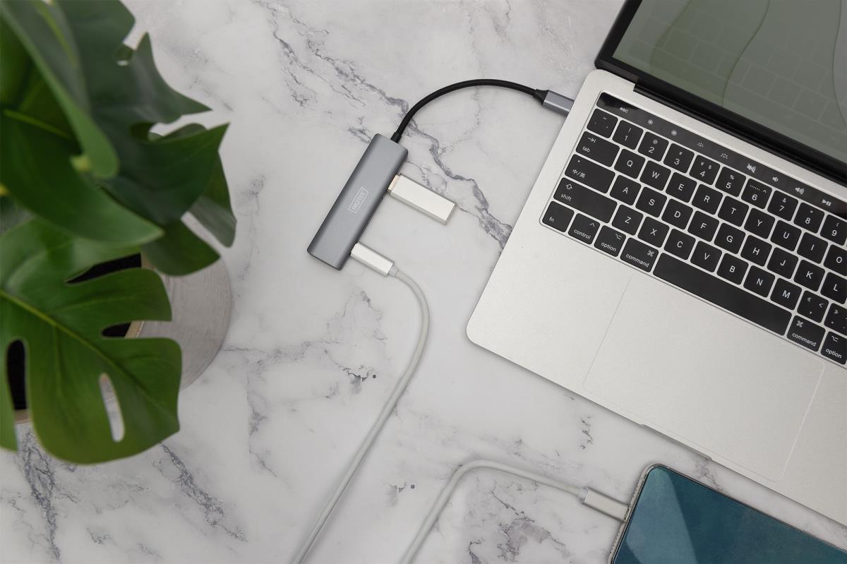 EU Product - USB-C-Hub  4-Port 3.1 ->2xUSB A 2xUSB C int.Kabel thumbnail