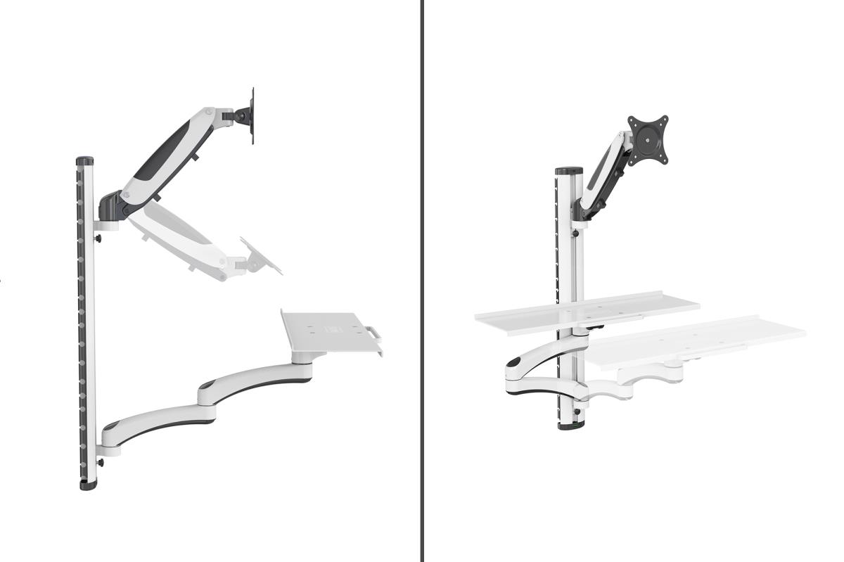 WORKSTATION MON KBRD MSE WALL MOUNT thumbnail