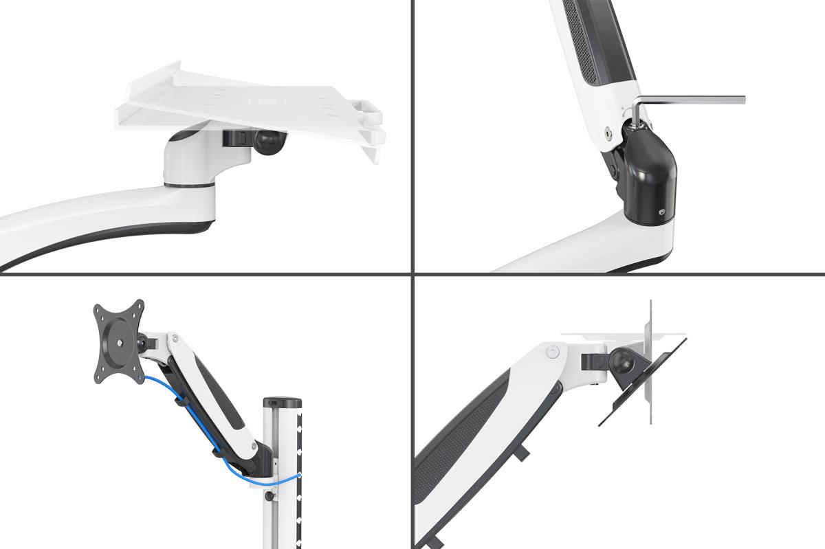 WORKSTATION MON KBRD MSE WALL MOUNT thumbnail