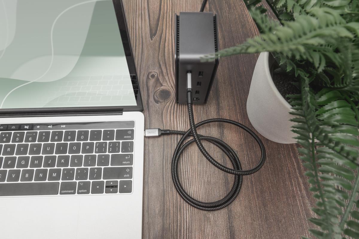 EU Product - Anschlusskabel USB4.0/C -> C  20Gbit/s    3m schwarz thumbnail