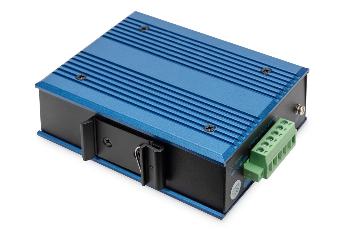 EU Product - Switch Ind. 4-Port  10/100                    blau thumbnail