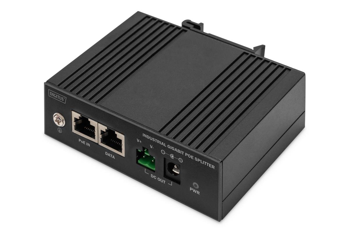 EU Product - Gigabit Ethernet PoE Splitter, Industrial, 60W thumbnail