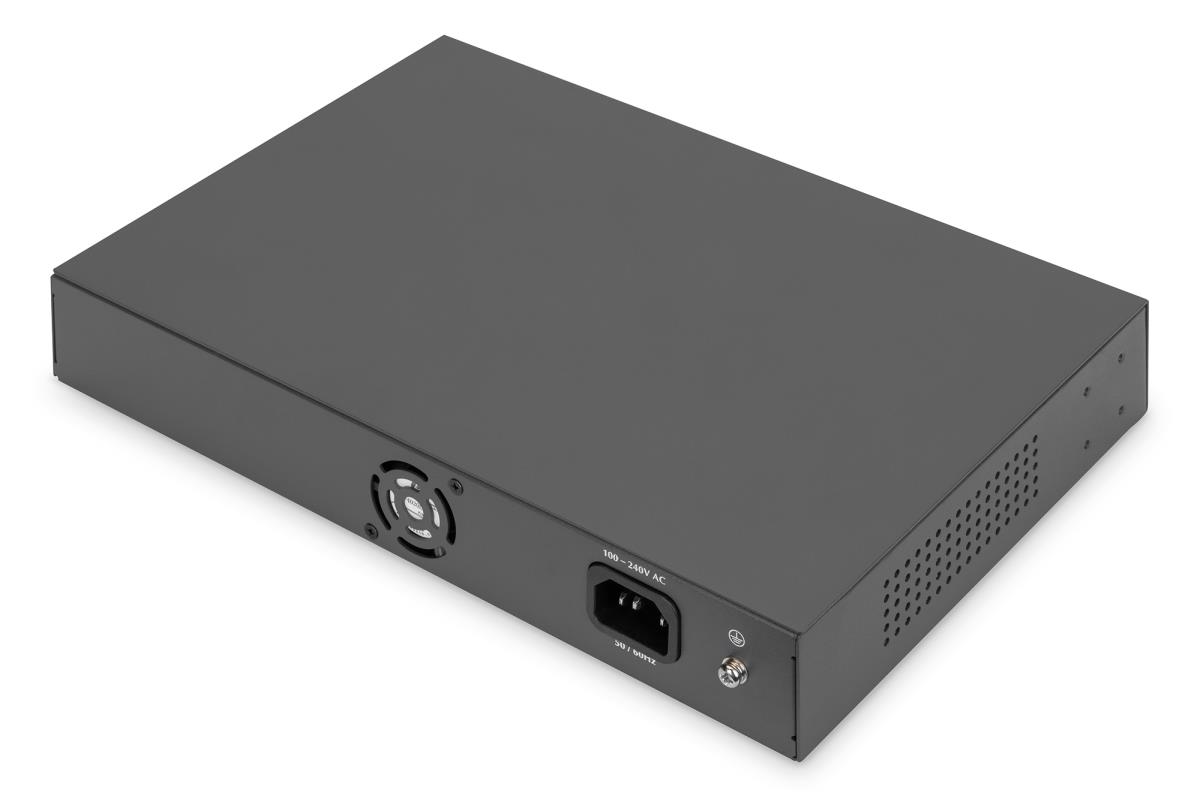 EU Product - Switch 16-Port 10/100  32W  PoE           schwarz thumbnail