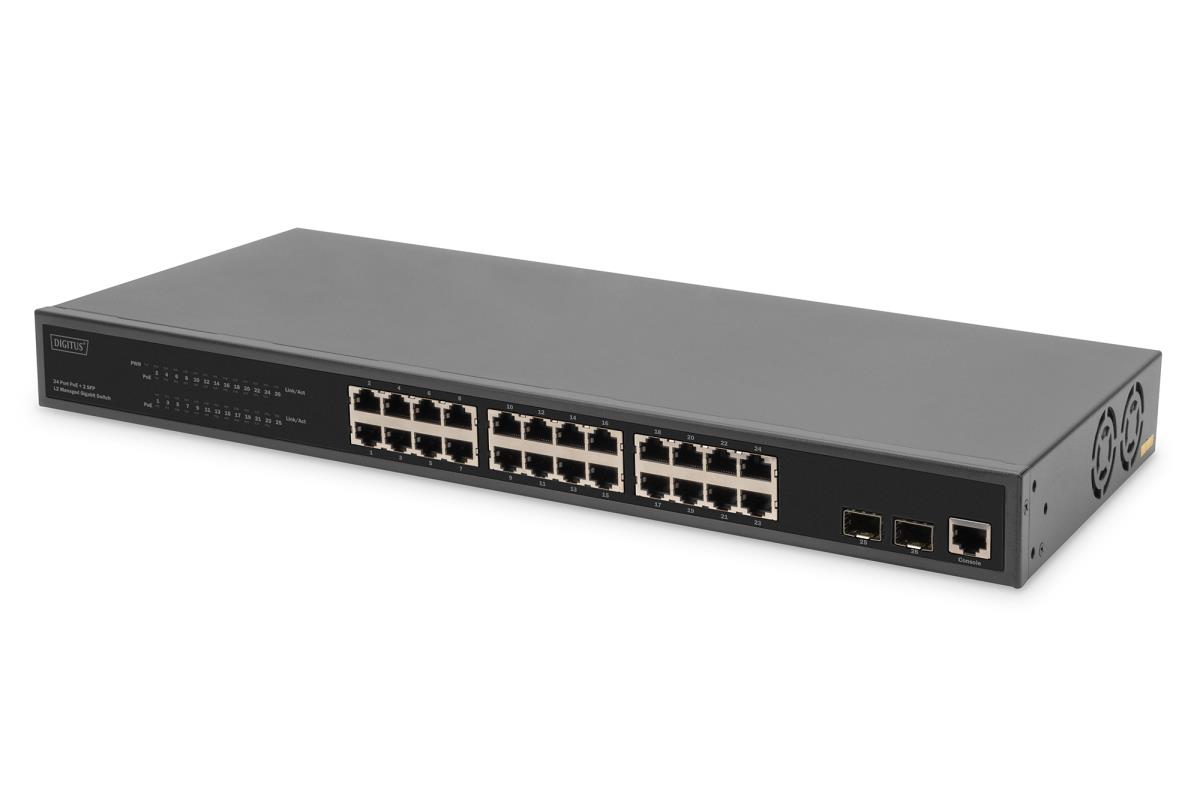 EU Product - Switch 24 Port L2 Managed Gigabit Ethernet PoE thumbnail