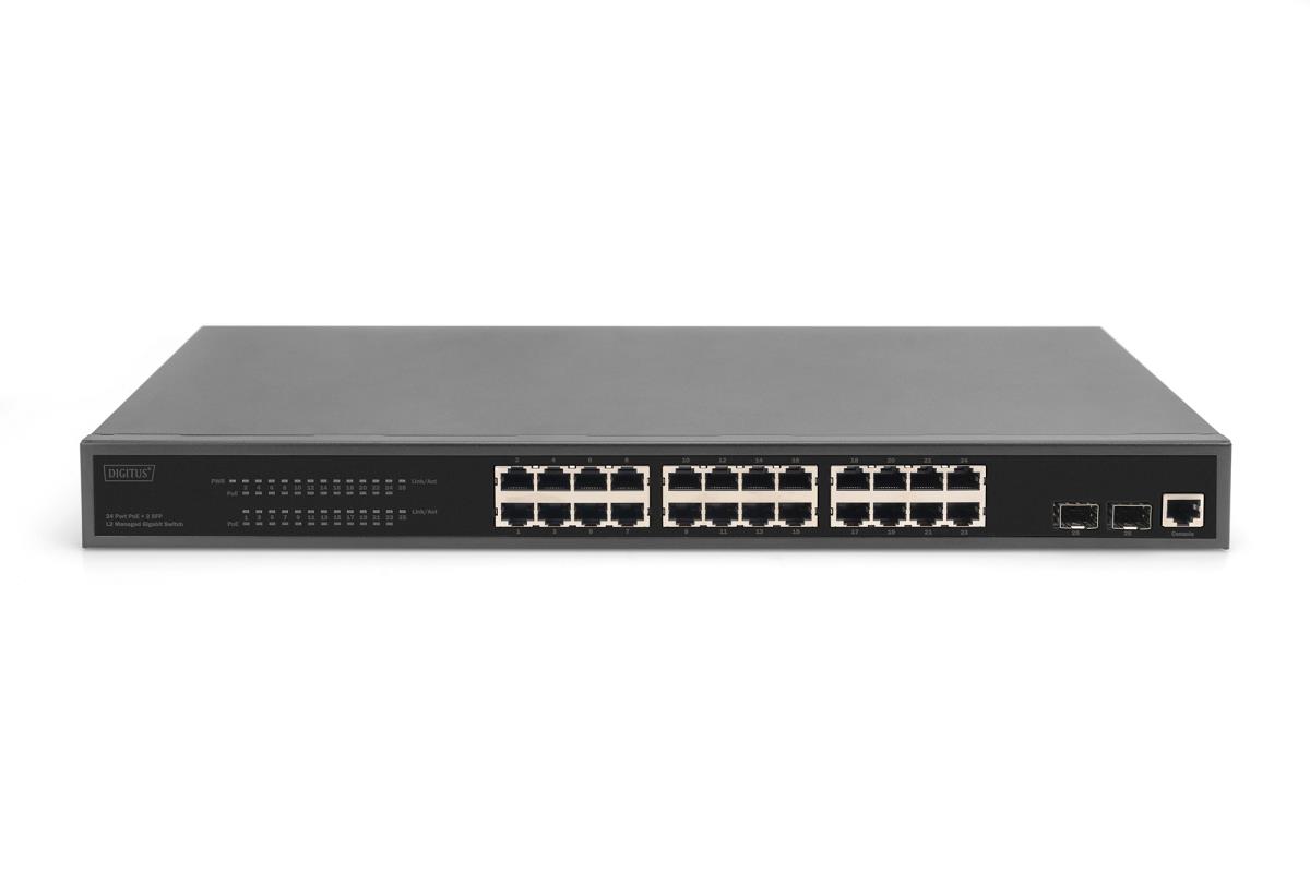EU Product - Switch 24 Port L2 Managed Gigabit Ethernet PoE thumbnail