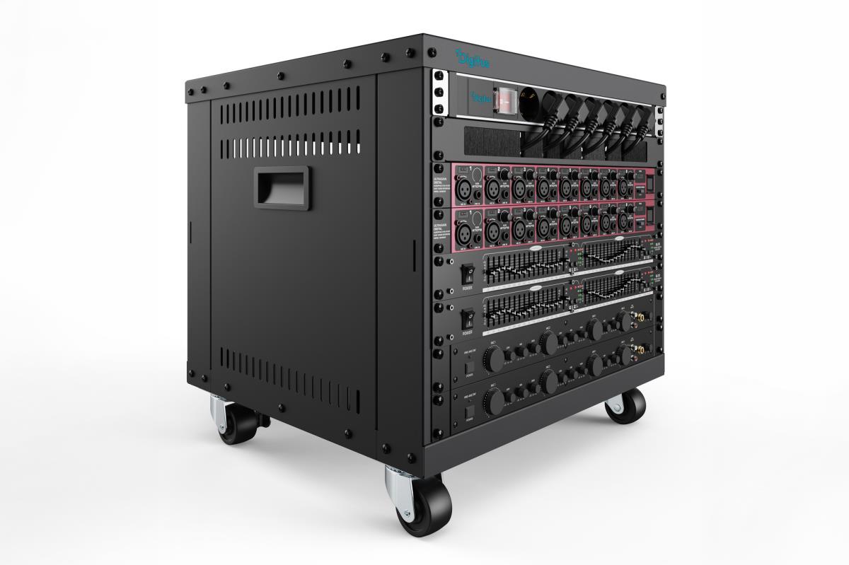 UNI 19-INCH RACK WITH CASTORS 8U thumbnail