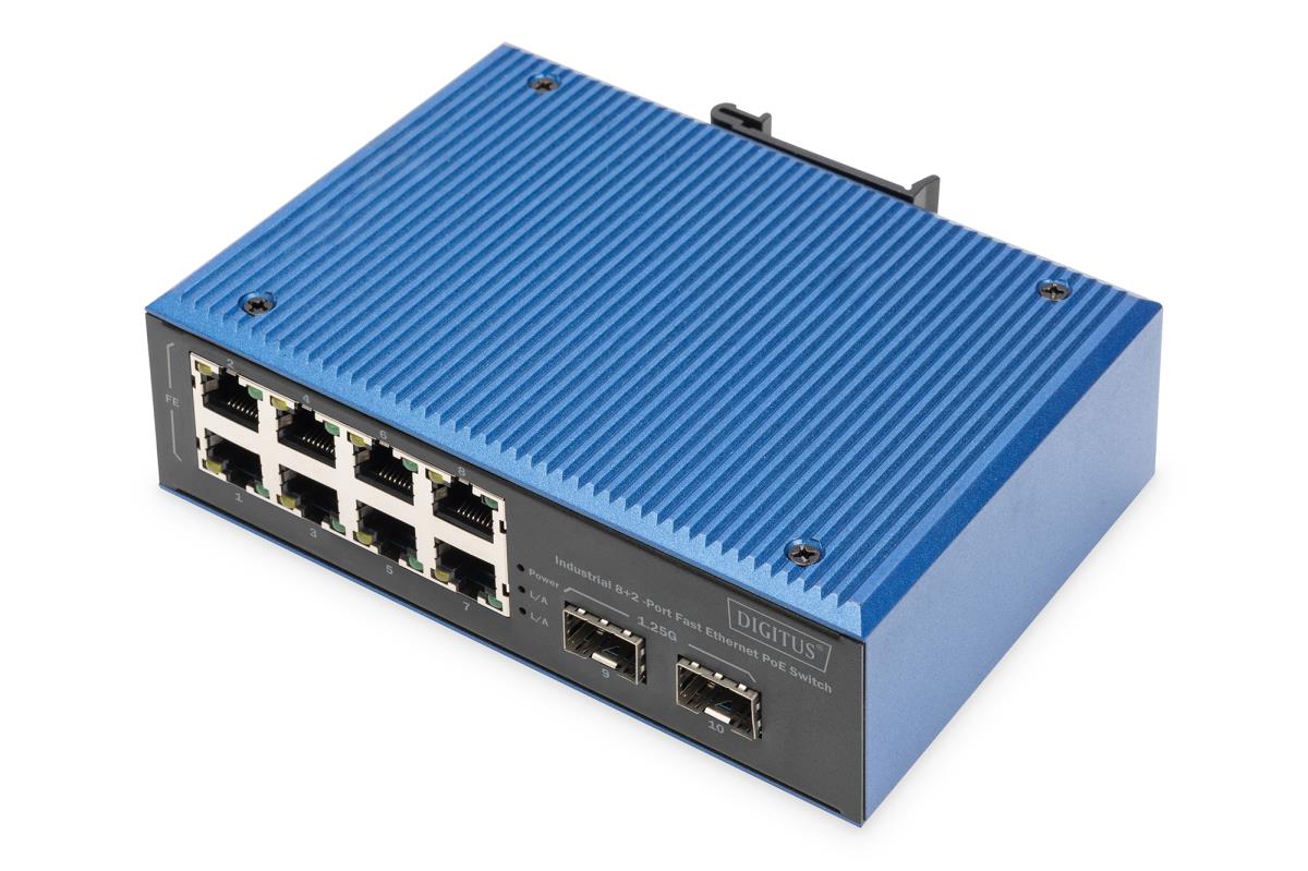 EU Product - Switch 8+2 -Port Fast Ethernet PoE C/APC Stecker 5 thumbnail
