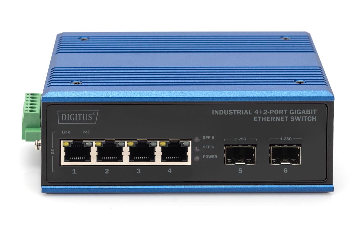 EU Product - Switch 4+2 -Port Gigabit  Ethernet thumbnail