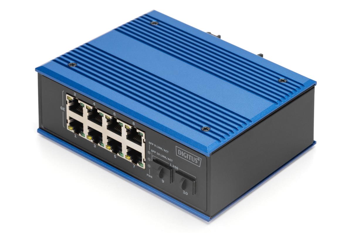 EU Product - Industrial 8+ PoE Switch - Switch - 1 Gbps thumbnail
