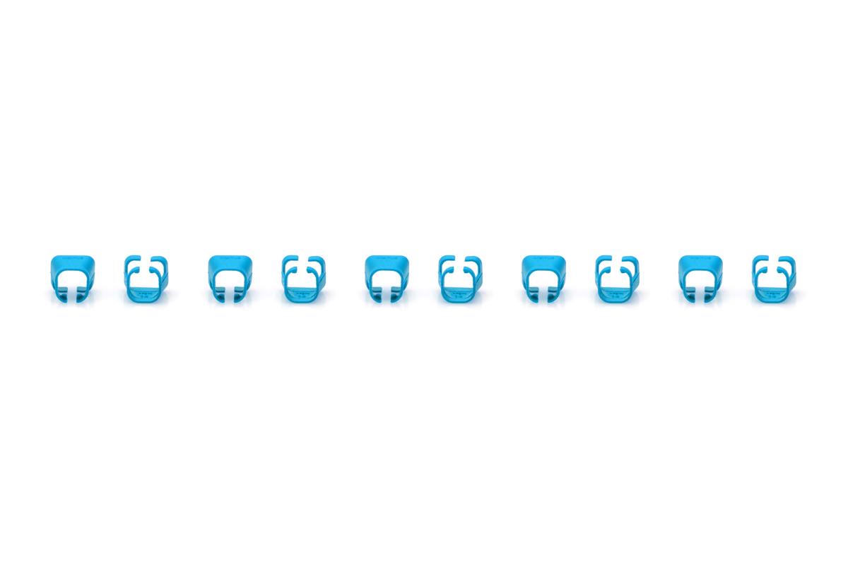 EU Product - Farbclips f�r Patchkabel RJ45 100 St�ck blau thumbnail