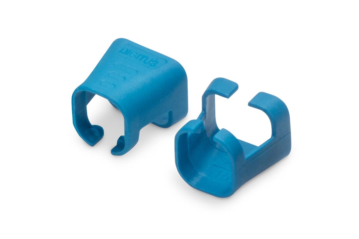 EU Product - Farbclips f�r Patchkabel RJ45 100 St�ck blau thumbnail