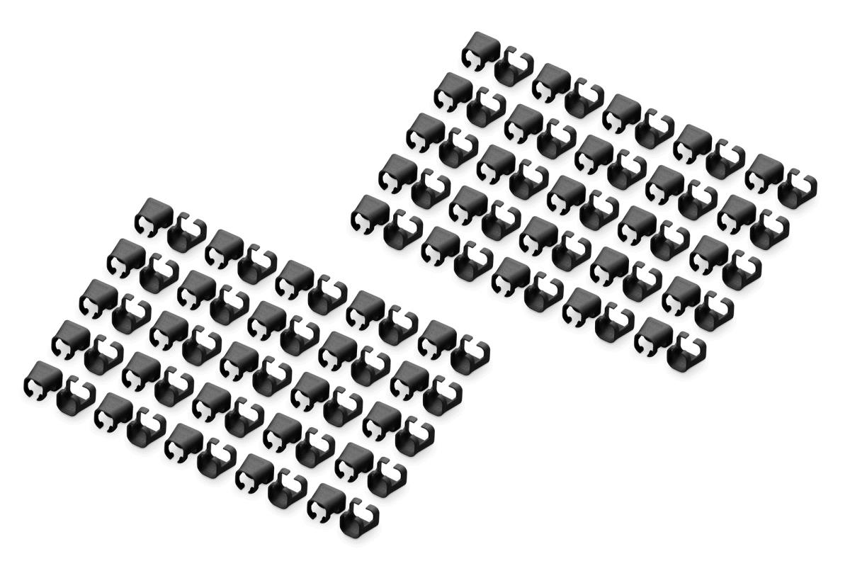 EU Product - Farbclips f�r Patchkabel RJ45 100 St�ck schwarz thumbnail