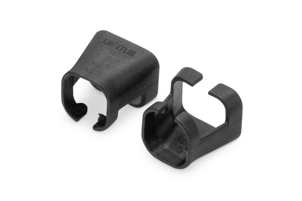 EU Product - Farbclips f�r Patchkabel RJ45 100 St�ck schwarz thumbnail